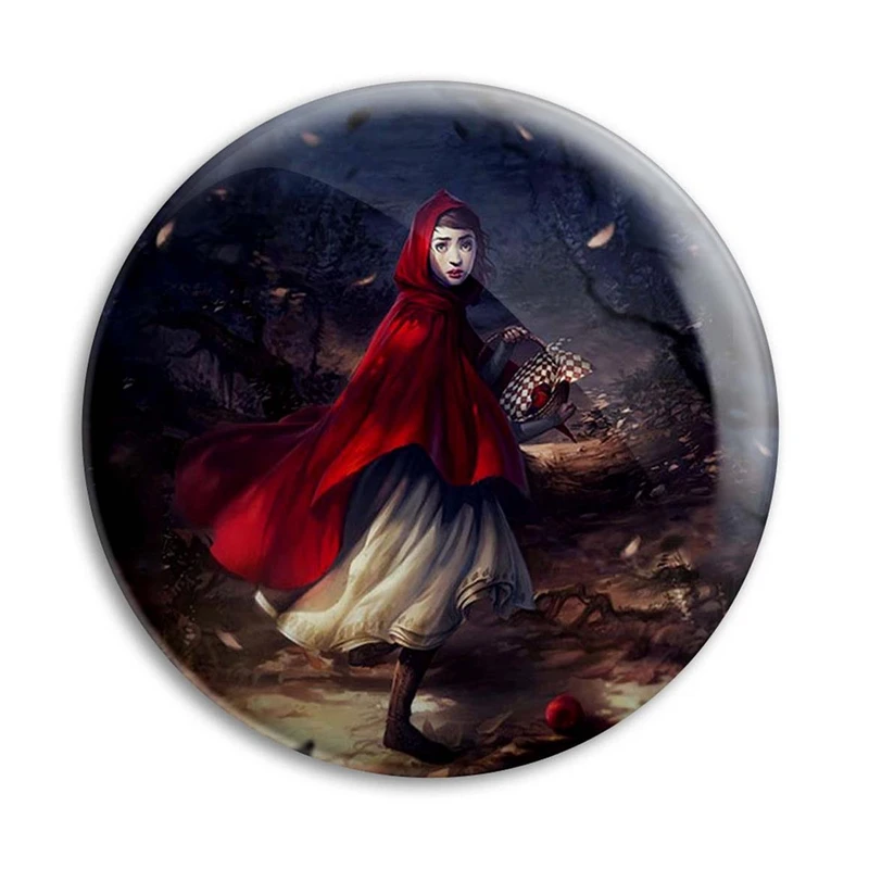 مگنت پرمانه طرح شنل قرمزی کد pmag.20293