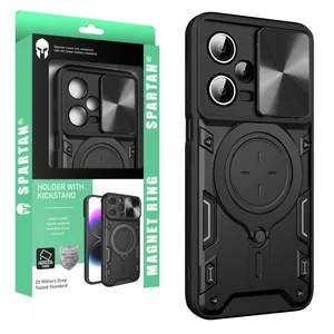 Spartan Magnet Ring Cover For Xiaomi Redmi Note 12 Pro Plus