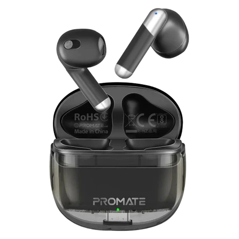هدفون بلوتوثی مدل TRANSPODS بدون قابلیت نویز کنسلینگ، درگاه شارژ USB Type-C، کنترل لمسی هوشمند