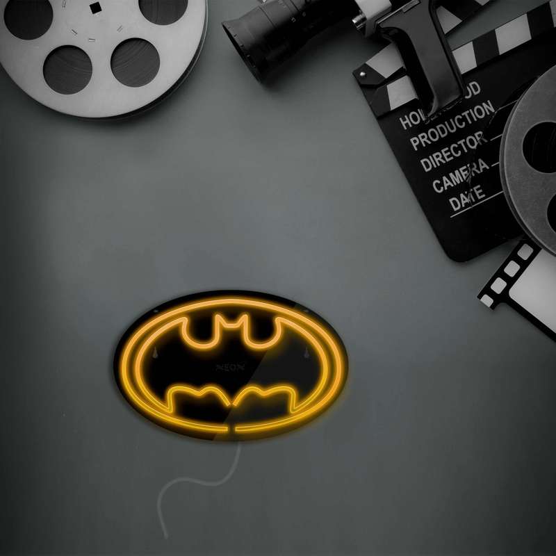 چراغ دیواری نئون دیزاین طرح Batman-BL_YL