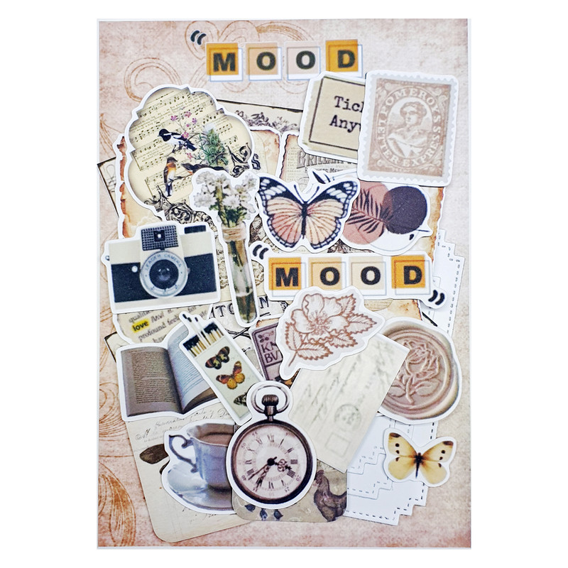 کارت پستال مدل MOOD بولت ژورنال و اسکرپ بوک