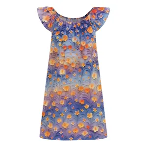 پیراهن آستین تا روی شانه راحتی زنانه مدل آنابلا کد 81