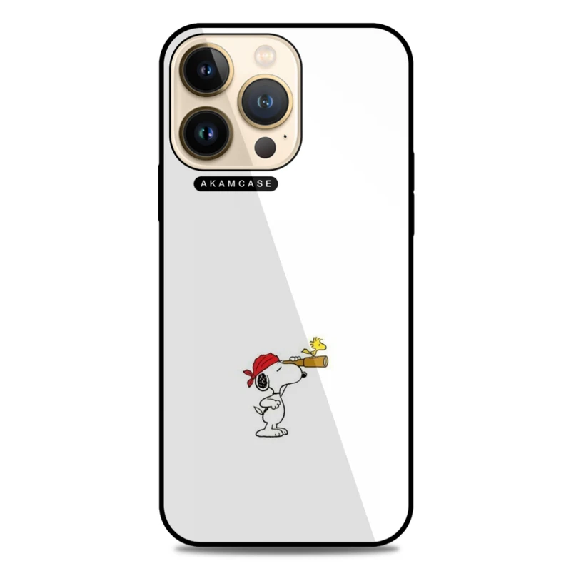 کاور آکام مدل AMC-WA13PRO-SNOOPY-17 مناسب برای گوشی موبایل اپل iPhone 13 Pro