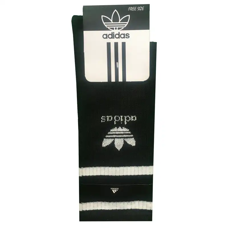 جوراب ورزشی ساق بلند مردانه مدل کشی کد ADBL527 رنگ مشکی