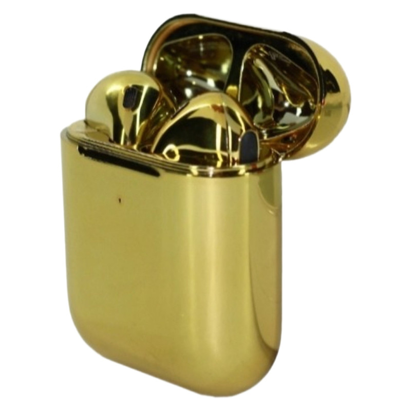 هدفون بلوتوثی مدل AirPods 2 New Gold 