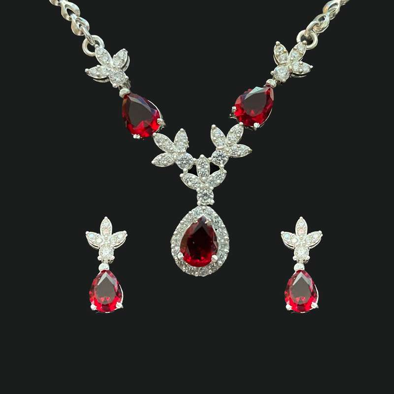 نیم ست نقره زنانه مدل 30719