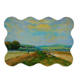 پادری مدل دالبر طرح مزرعه کد 5196 سایز 80x110 سانتی متر 