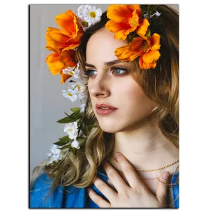 تابلو شاسی بکلیت طرح ژست عکاسی و تاج گل مدل SH-7319