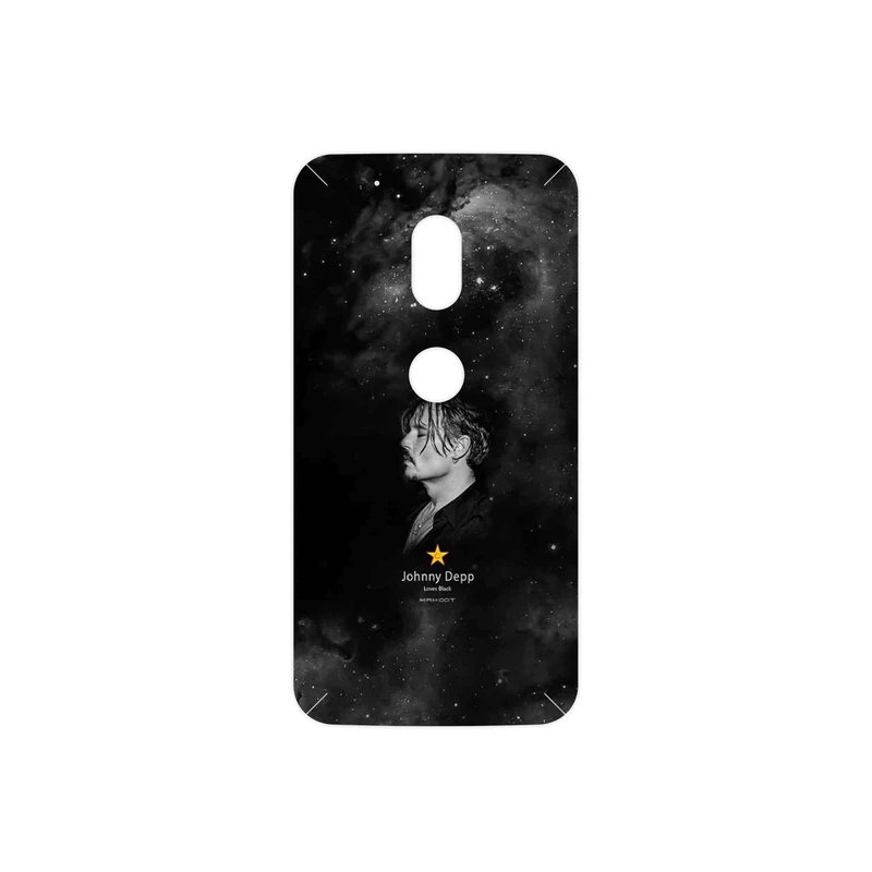 برچسب پوششی ماهوت مدل Johnny Depp مناسب برای گوشی موبایل موتورولا Moto G4 Play