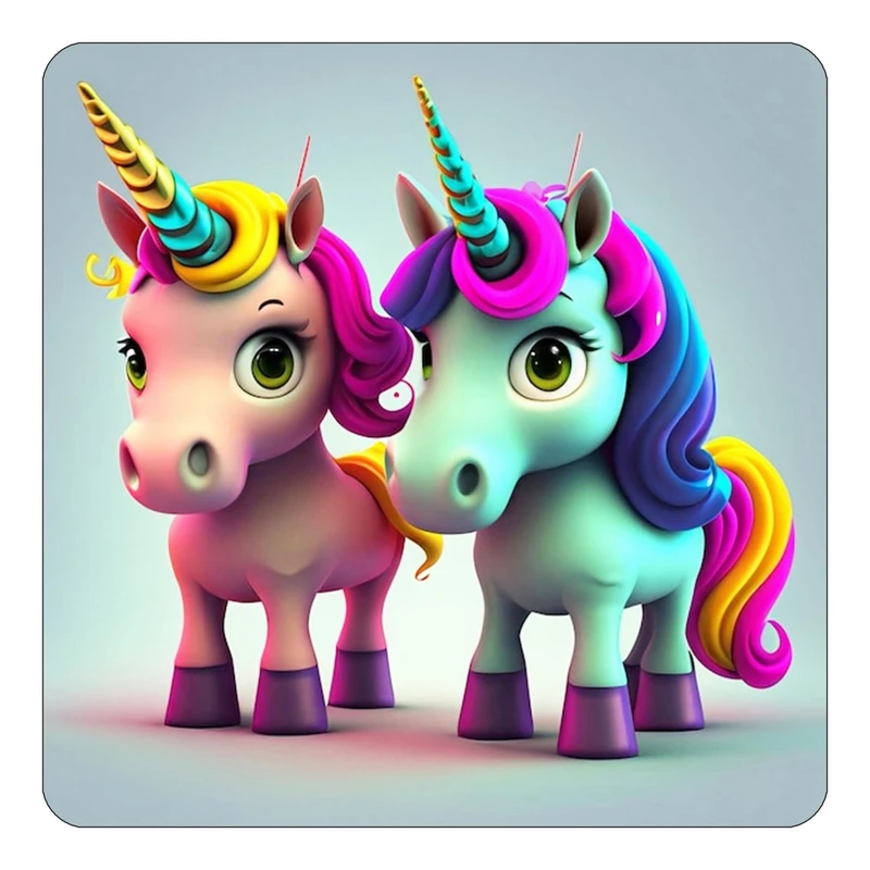 مگنت کاکتی طرح اسب تک شاخ و یونیکورن مدل mp28946