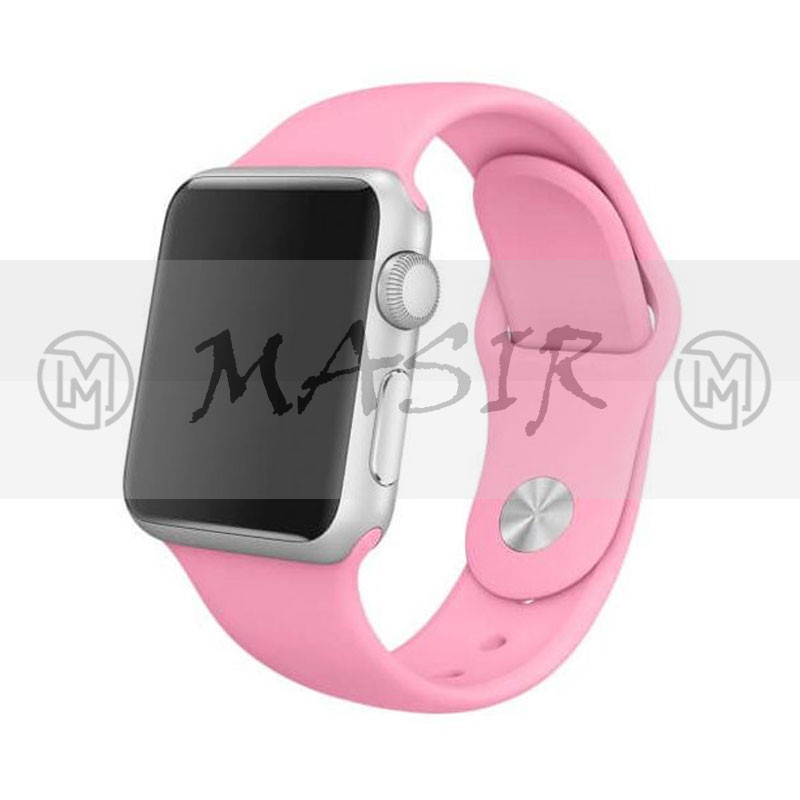بند مسیر مدل Silicon Strap Band مناسب برای اپل واچ سری 9 سایز 45 میلی متری