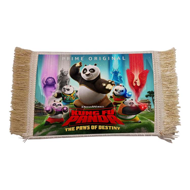 فرش ماشینی دیوارکوب مدل پاندا کونگ فو کار کد 10