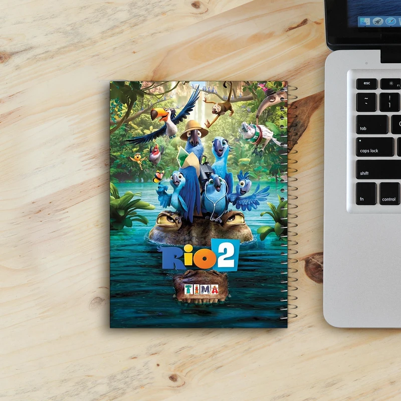 دفتر شطرنجی تیما مدل پرندگان