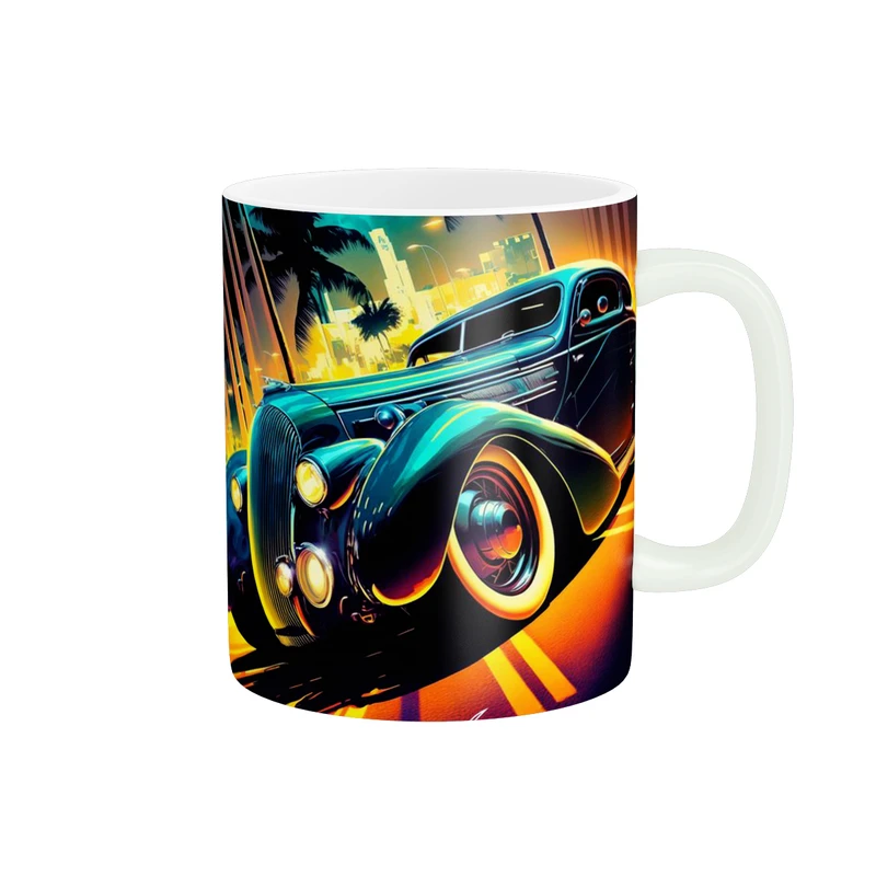 ماگ پاد آفرین طرح ماشین کلاسیک کد 1574