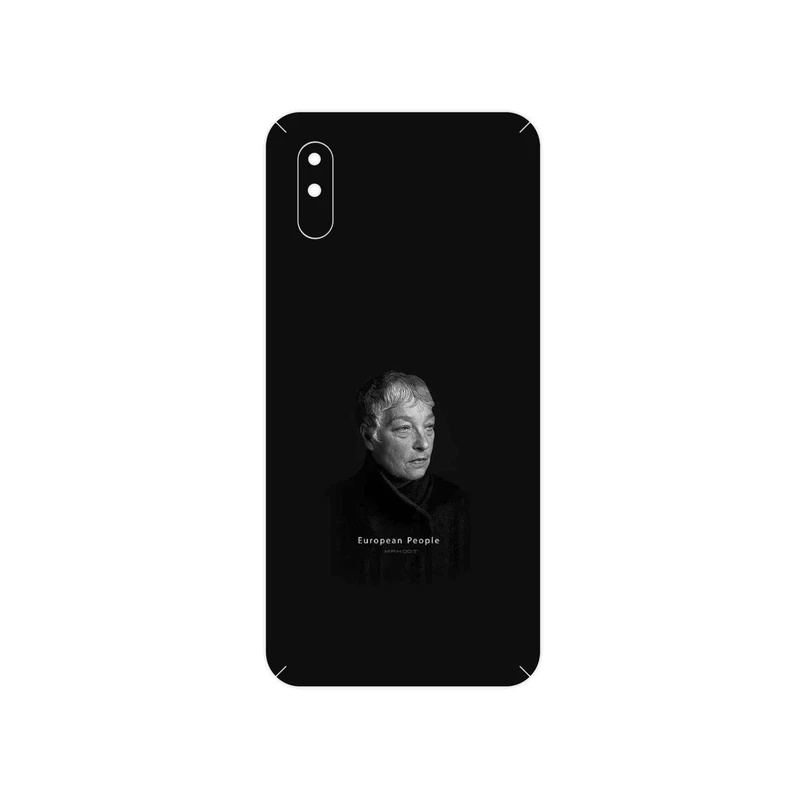 برچسب پوششی ماهوت مدل Portrait of a European Woman مناسب برای گوشی موبایل شیائومی Redmi 9i Sport