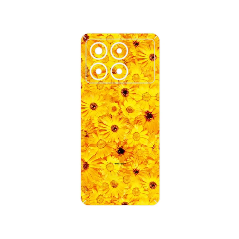 برچسب پوششی ماهوت مدل Yellow_Flower مناسب برای گوشی موبایل شیائومی Poco X6 Pro