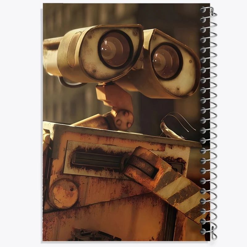 دفتر ژورنال نویسی 50 برگ خندالو مدل نقطه ای طرح وال ای (WALL-E) کد F1381