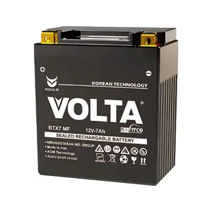 باتری موتورسیکلت 12 ولت 7 آمپر ولتا مدل 7MF