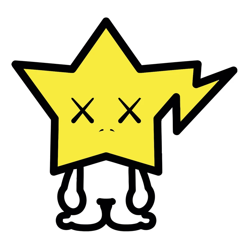 استیکر خودرو پویا مارکت طرح ستاره کد 2604