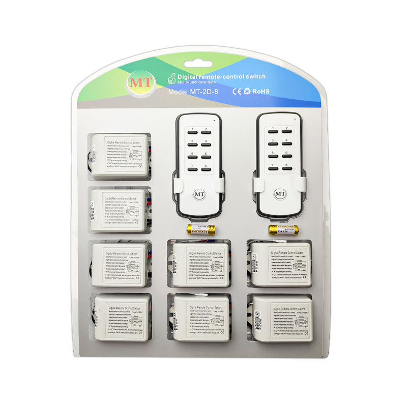 ریموت کنترل ام تی مدل 8 کانال گیرنده مجزا
