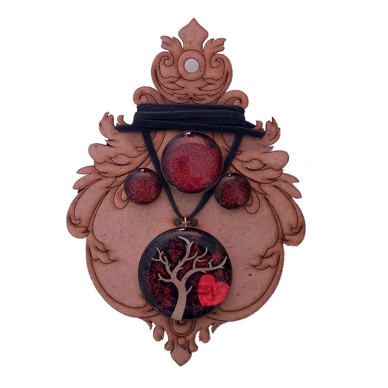 نيم ست زنانه مدل درخت كد ١٠٢