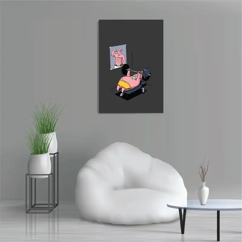 تابلو شاسی طرح انیمیشن باب اسفنجی پاتریک SpongeBob Patrick مدل M0455