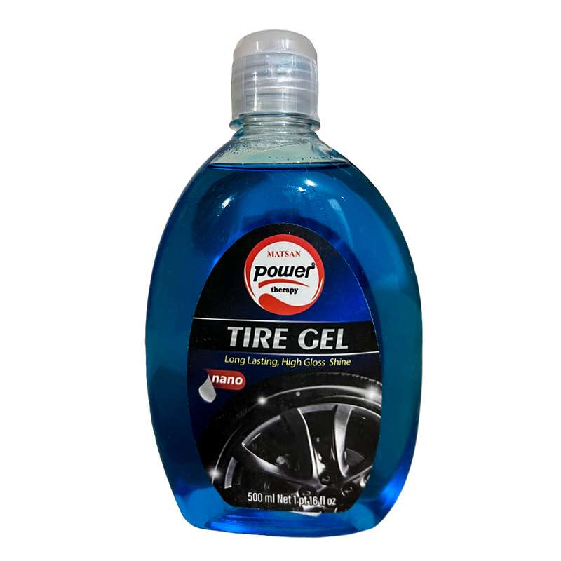 ژل براق کننده لاستیک خودرو پاور مدل Tire Gel حجم 500 میلی لیتر