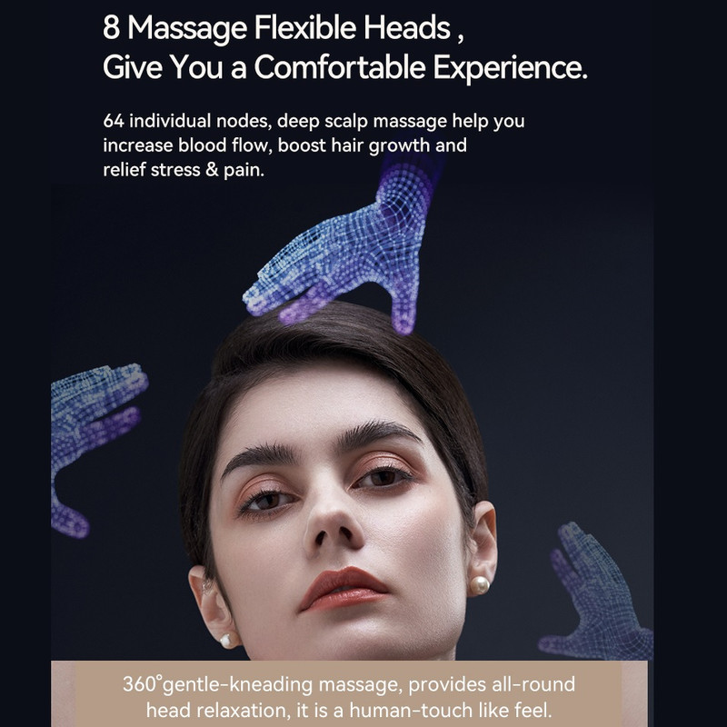 ماساژور برقی مدل محرک رشد مو کد NP2117