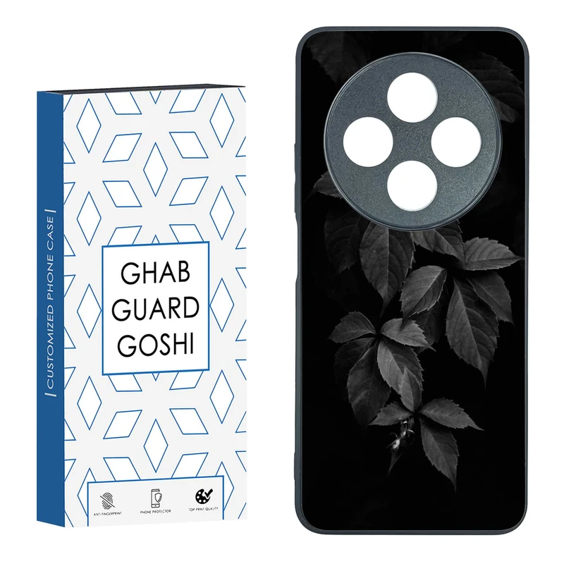 کاور قاب گارد گوشی طرح برگ کد TPU-187 مناسب برای گوشی موبایل شیائومی REDMI 14 C