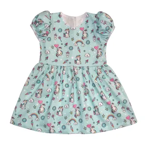 پیراهن دخترانه طرح پونی کد 1184