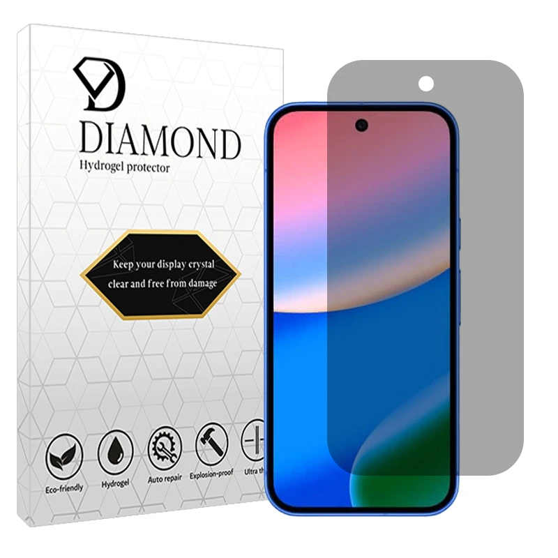 محافظ صفحه نمایش حریم شخصی دیاموند مدل Tough مناسب برای گوشی موبایل گوگل Pixel 10