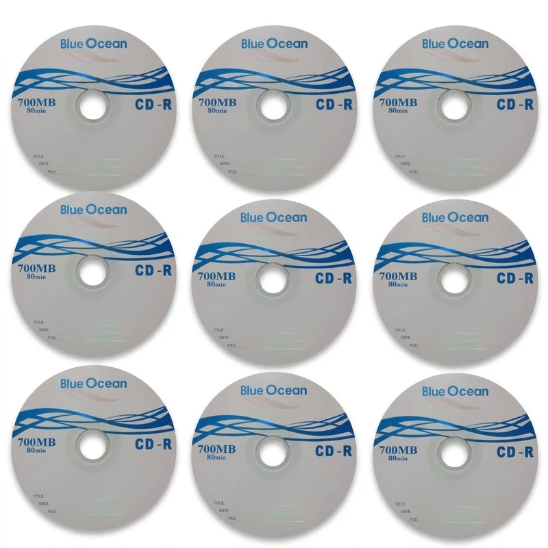 سی دی خام مدل blue ocean مجموعه 9 عددی