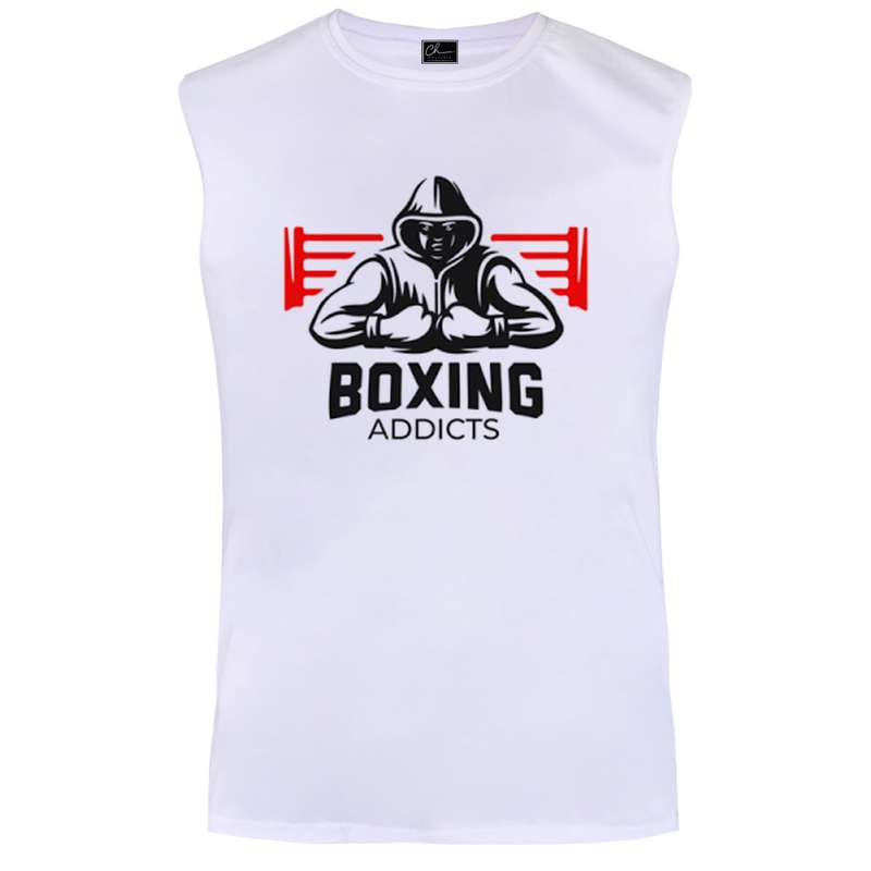 تاپ مردانه کد B14 رنگ سفید