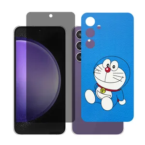 Glass Together model Privacy Screen Protector Suitable for Samsung Galaxy S23 FE Mobile Phone with Back cover sticker