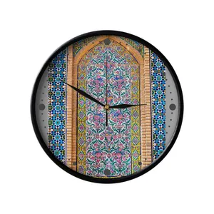 ساعت دیواری مدوپد طرح گلسا مدل pod00275
