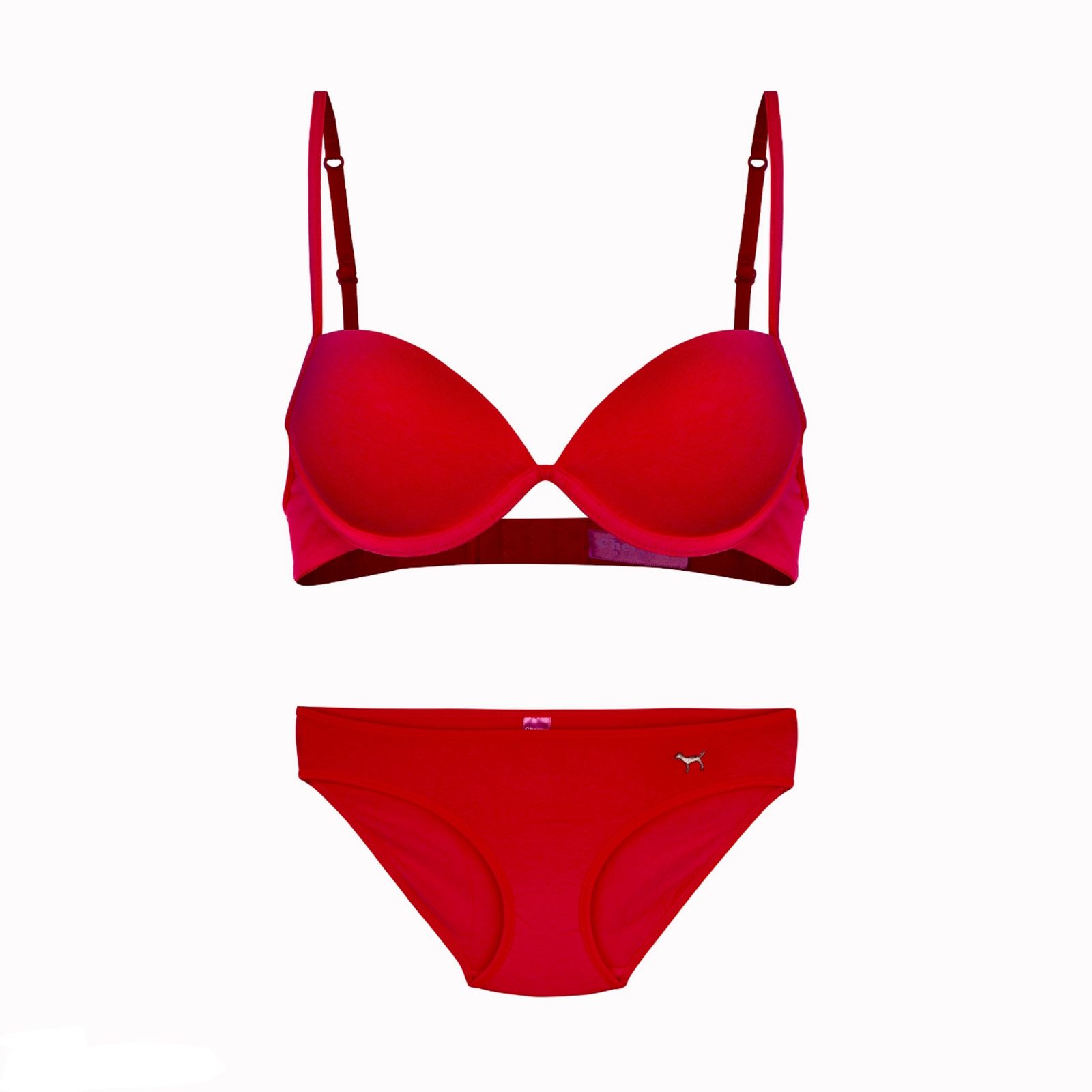 ست شورت و سوتین زنانه چری پینک مدل DPK - - 1