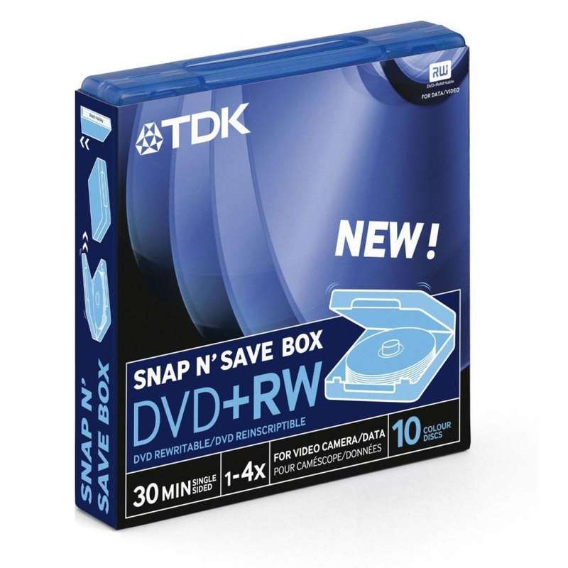 مینی دی وی دی تی دی کی مدل DVD-RW بسته 6 عددی مینی دی وی دی تی دی کی مدل DVD-RW بسته 6 عددی