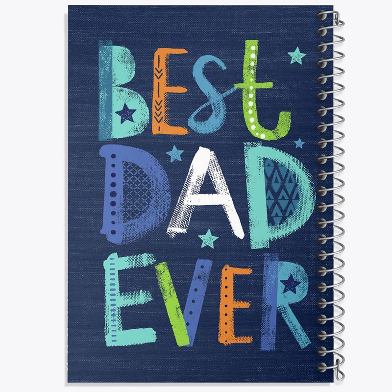 دفتر نت موسیقی 50 برگ خندالو مدل بهترین بابای دنیا کد 8394