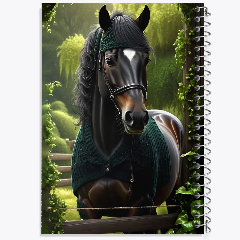 دفتر نقاشی 50 برگ خندالو طرح اسب کد F6757