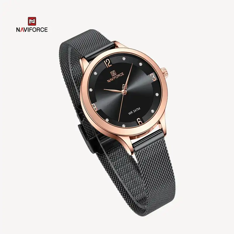 ساعت مچی عقربه ای زنانه نیوی فورس مدل F5023RGB