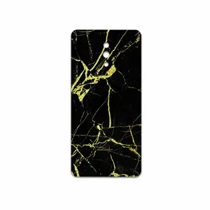 MAHOOT Graphite-Gold-Marble Cover Sticker for Oppo RENO 10X