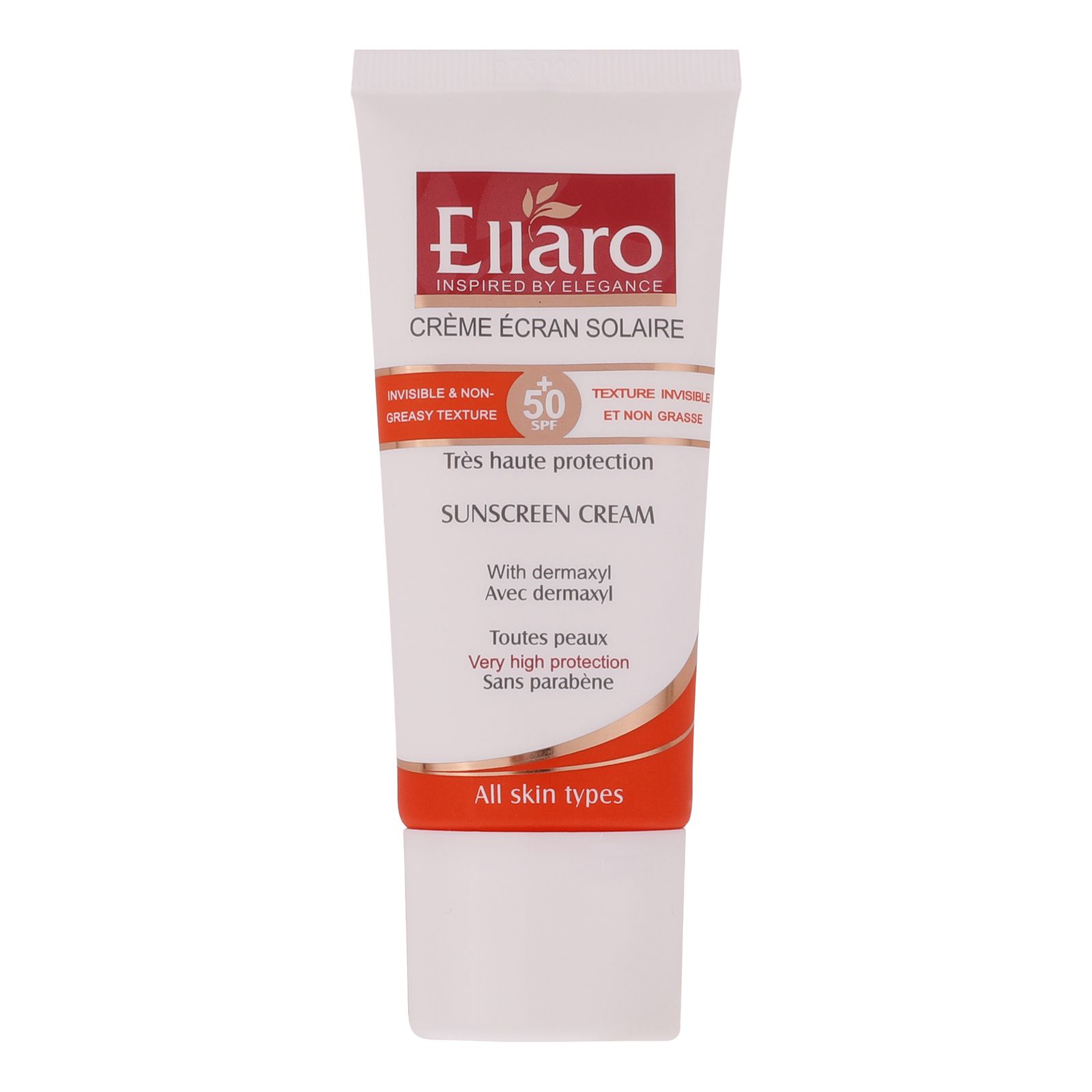 ضدآفتاب بی‌رنگ الارو مدل +SPF50 مناسب انواع پوست، حجم 50 میلی‌لیتر -  - 1