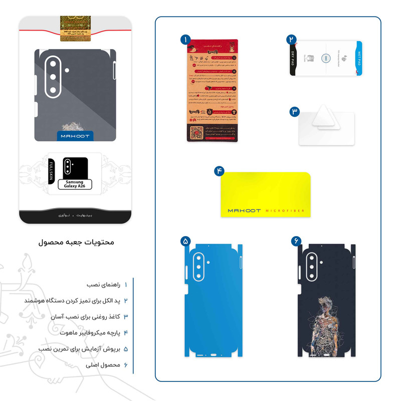 برچسب پوششی ماهوت مدل Strings Digital Art 1-FullSkin مناسب برای گوشی موبایل سامسونگ Galaxy A26