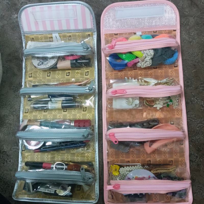 کیف لوازم آرایش زنانه مدل رولی لمه