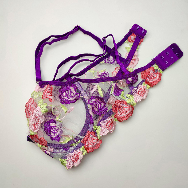 ست شورت و سوتین زنانه مدل توری کد 9206st