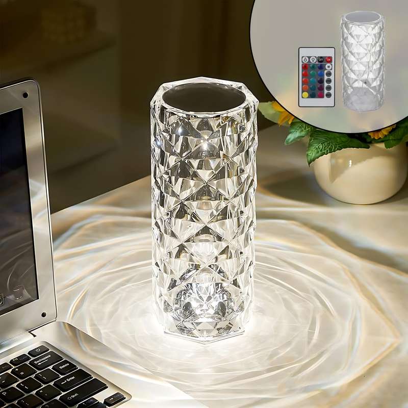 چراغ خواب لمسی مدل شاين لايت دياموند