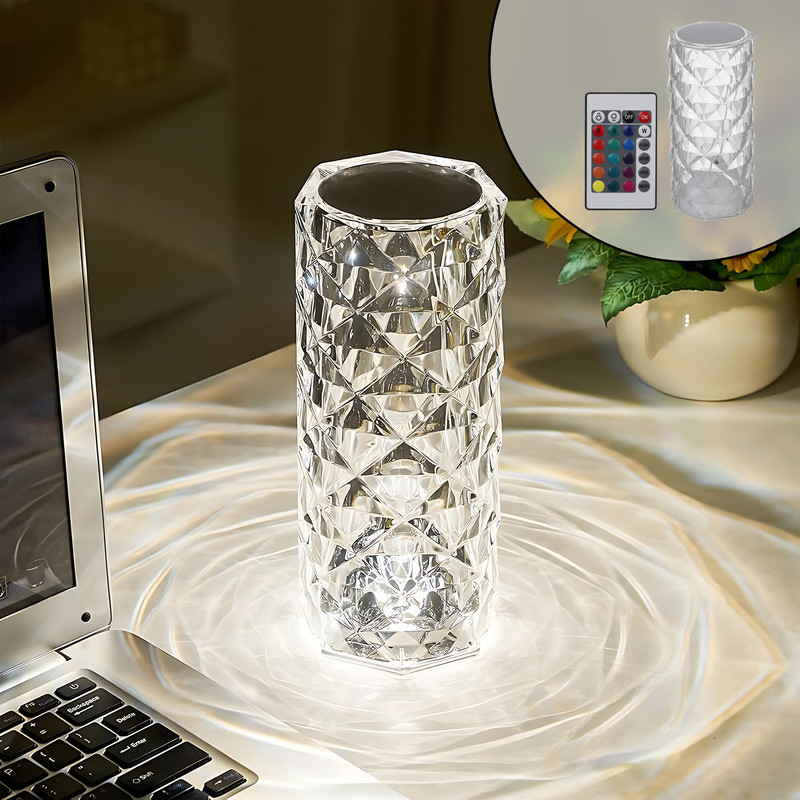 چراغ خواب لمسی مدل شاين لايت دياموند