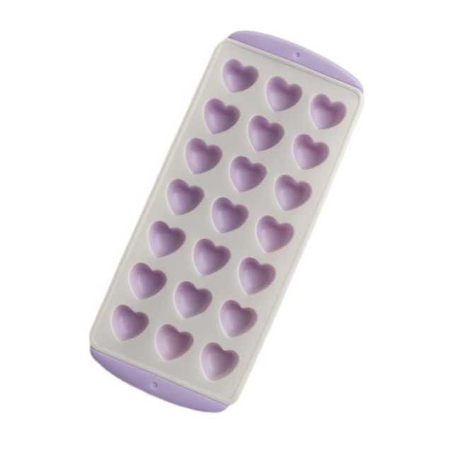 قالب یخ مدل نیم سیلیکونی طرح قلب کد  V 65