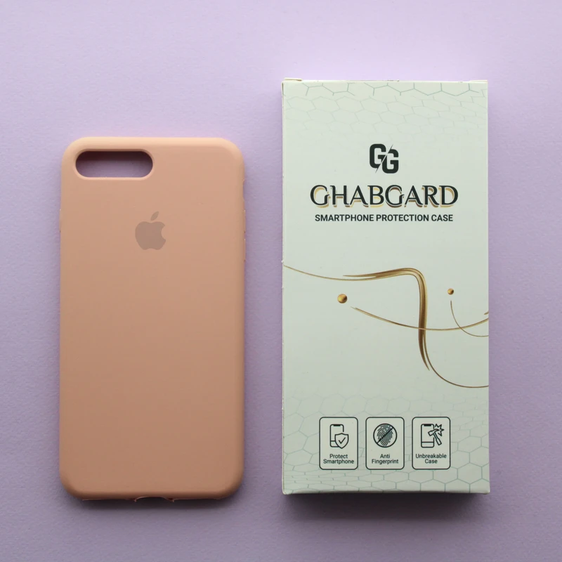 کاور قاب گارد مدل سیلیکونی ساده مناسب برای گوشی موبایل اپل iPhone 7 plus / 8 plus