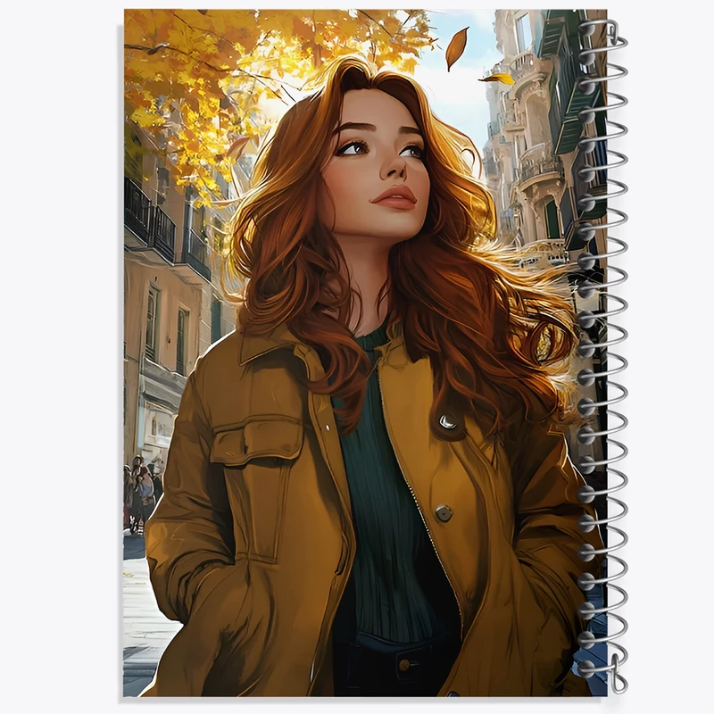 دفتر ژورنال نویسی 50 برگ خندالو مدل نقطه ای طرح دخترانه کد F6949